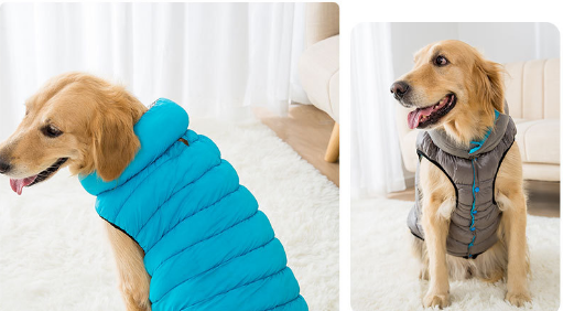 Vendbar, Vandtæt Hundejakke med Komfortabelt Fleecefor
