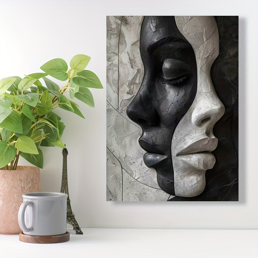 Kreativt 3D-målarset – Abstrakt porträtt för konstälskare