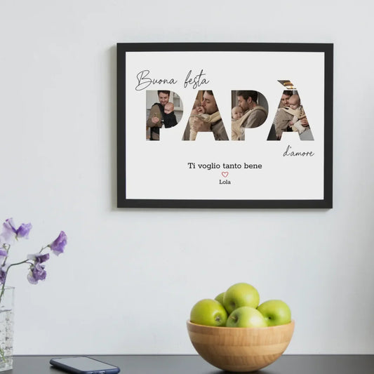 Hyldest til far: mere end bare en plakat, en gave fra hjertet