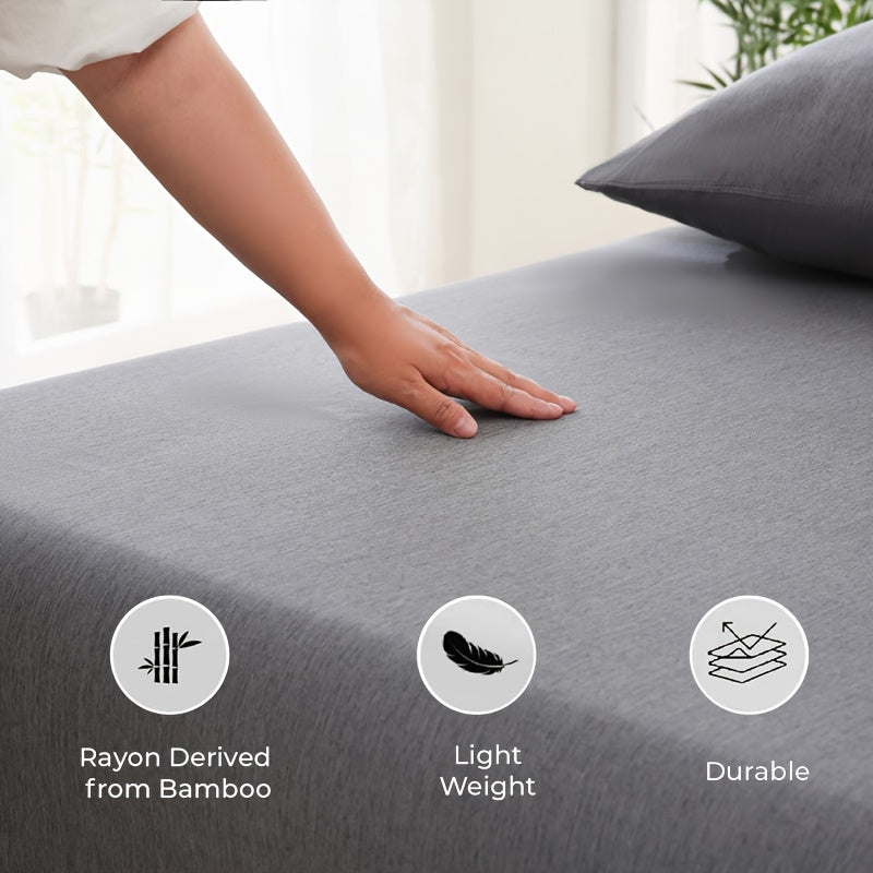 Bambusfiber Sommerlagner med Elastiske Hjørner – Åndbar Komfort
