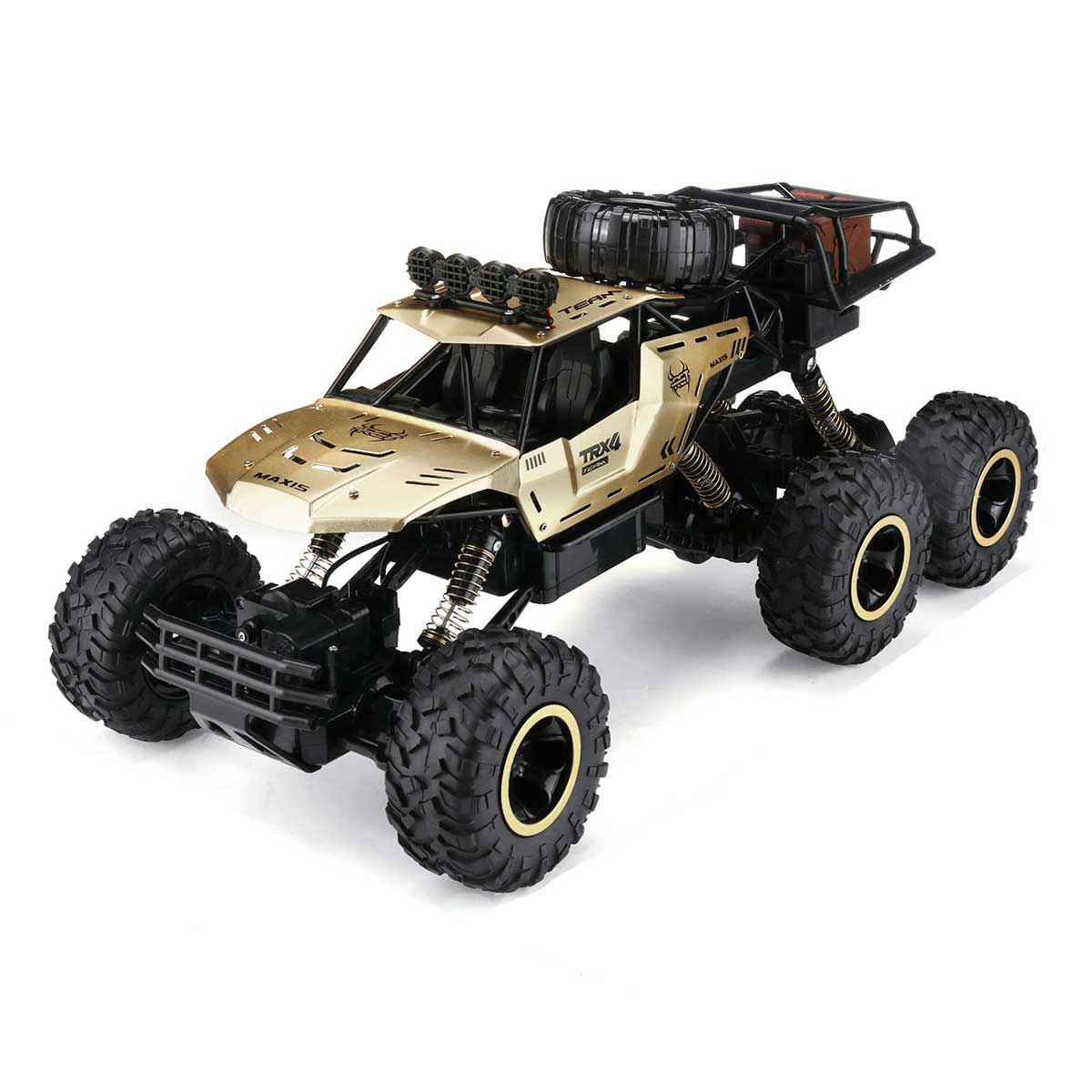 Terräng RC Lastbil med 6 Hjul | 1:12 Monstermodell med 52 km/h