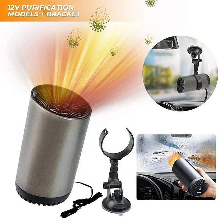 Auto Warmluftgebläse - 360 Grad drehbar, Heiz- und Kühlfunktion, Plug & Play