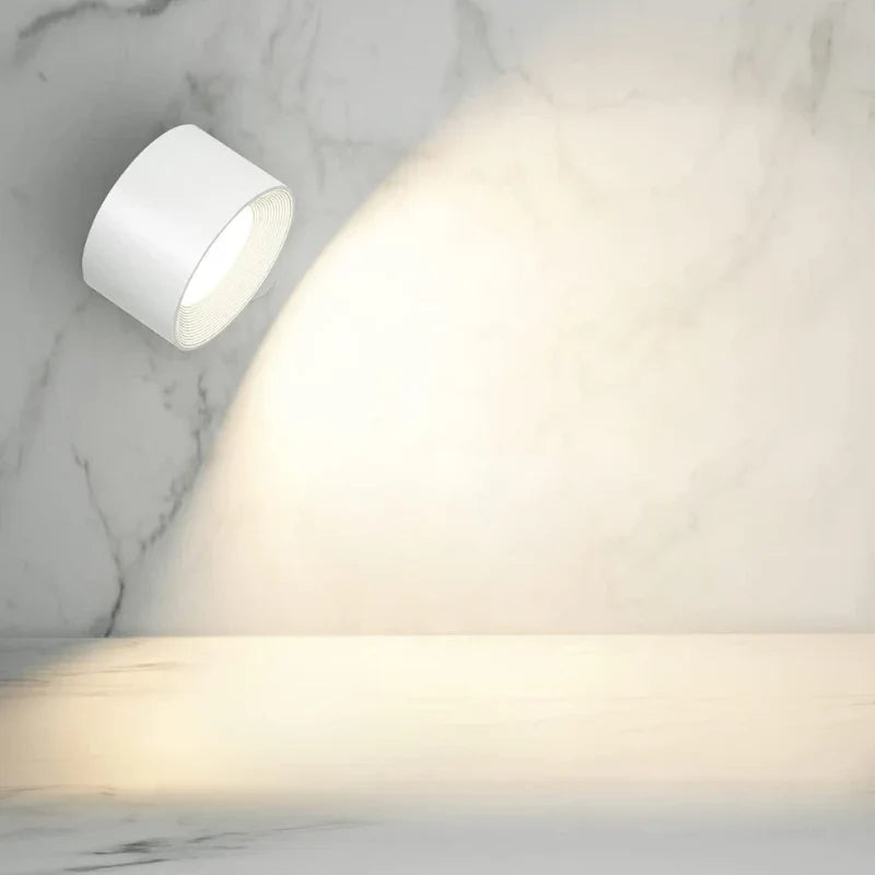 Trådlös magnetisk vägglampa med justerbart LED-ljus
