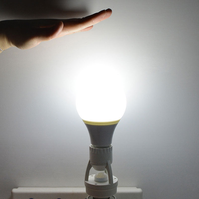 360 Rotating Motion Sensor Stikkontakt Switch Led Pære Base