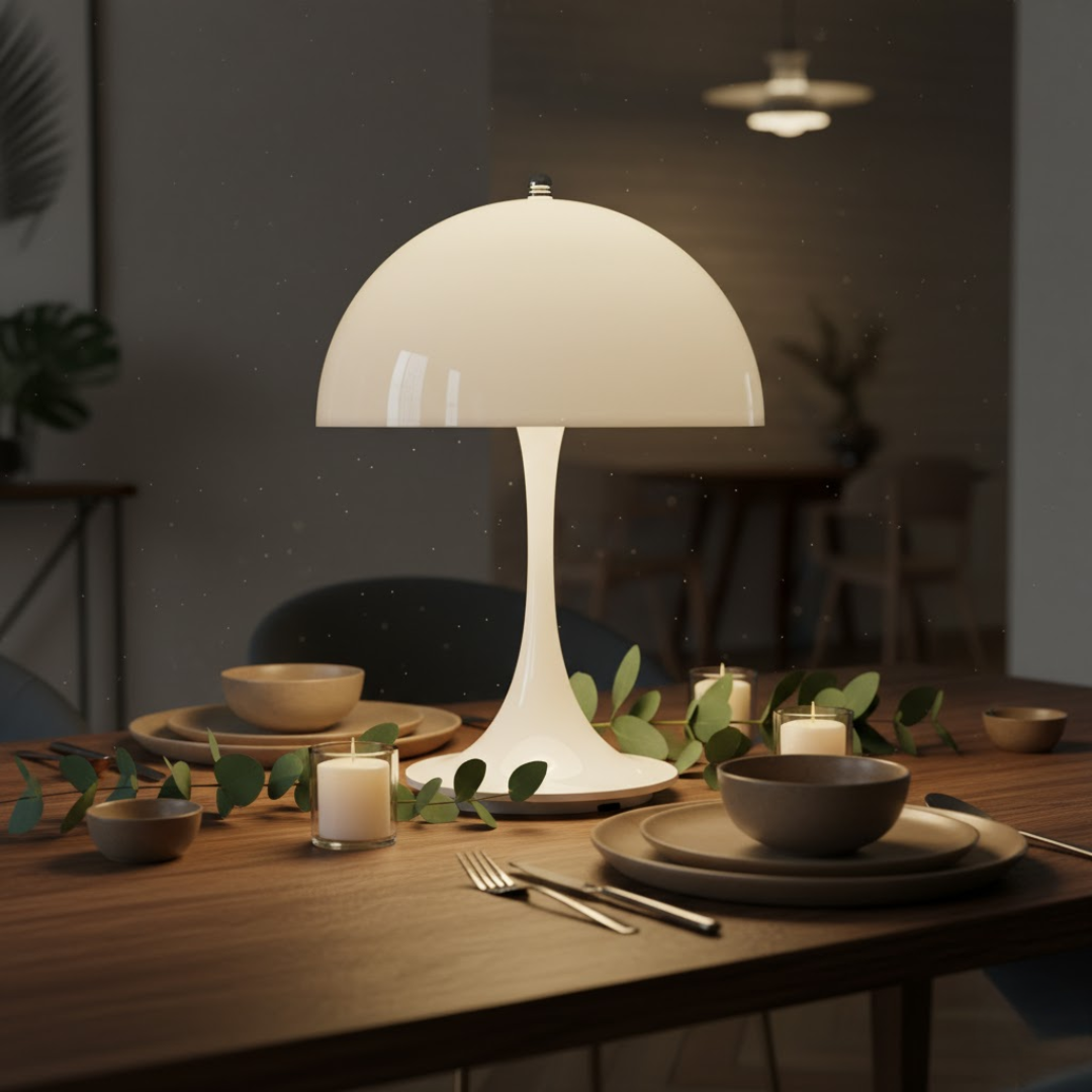 Trådløs Bordlampe med Genopladeligt Batteri – Stilfuldt Design