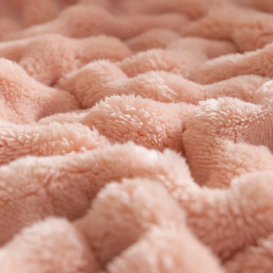 Extra mjuk flanellfilt - PlushBubble