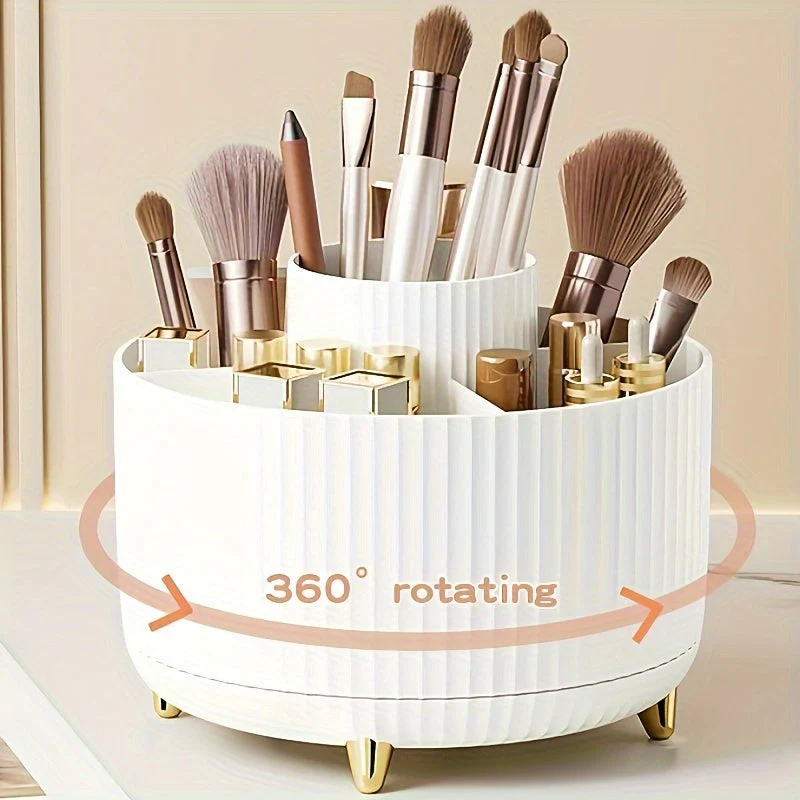 Roterende Makeup Opbevaring - Pladsbesparende og Elegant