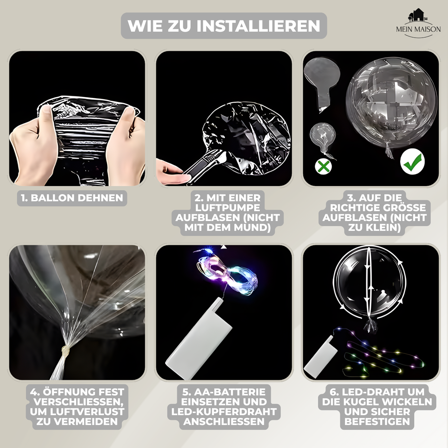 10+10 GRATIS | GlowSphere – Skab en uforglemmelig atmosfære med LED-balloner