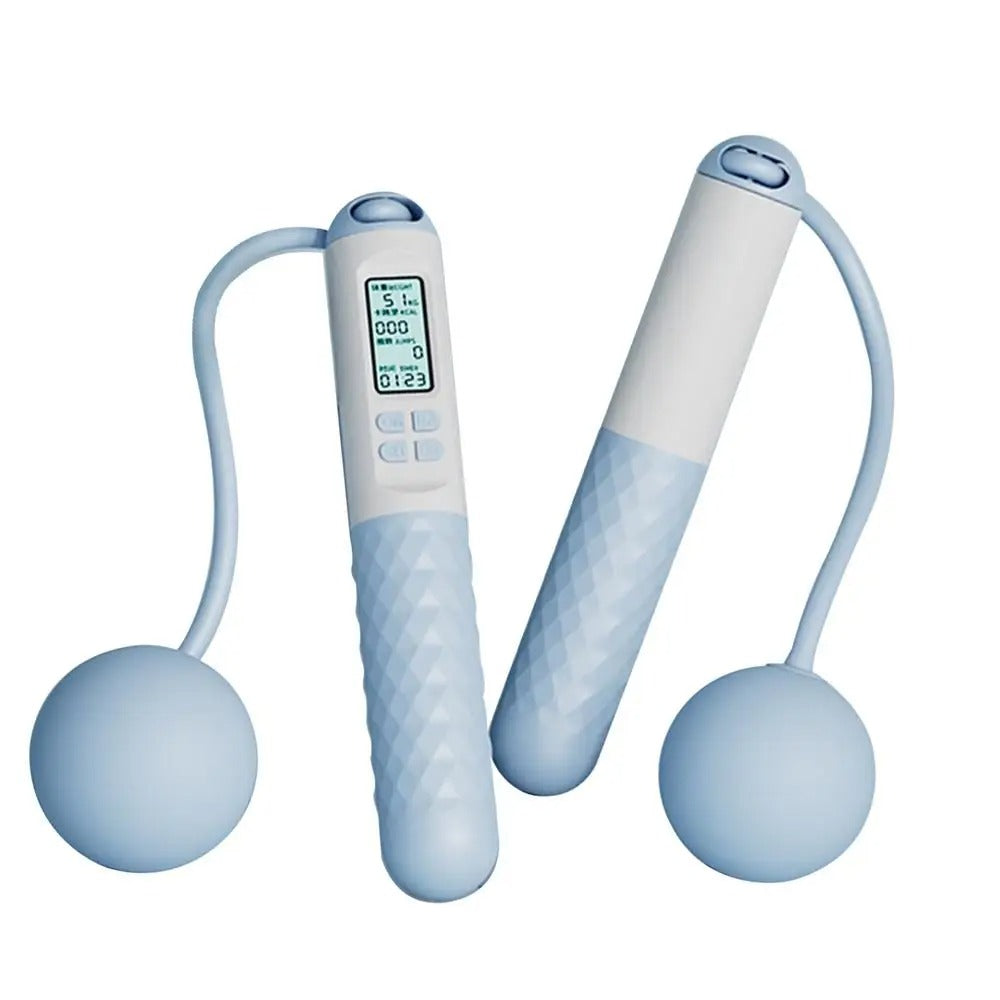 Trådløs springtog med LCD-display og vægtede håndtag