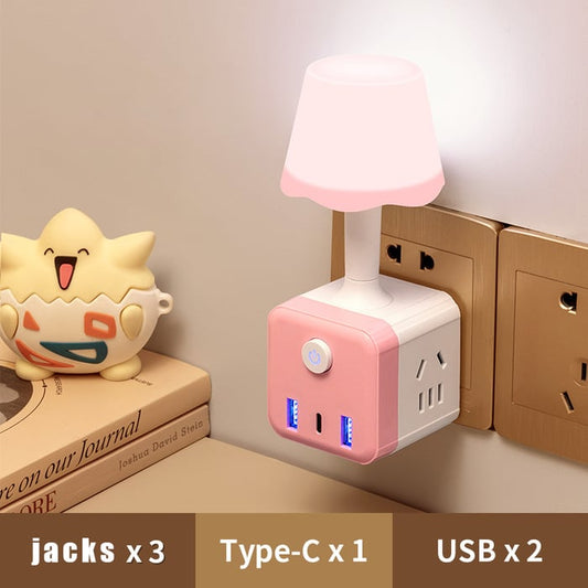 LED Lyskilde med Fjernbetjening og USB-Adapter
