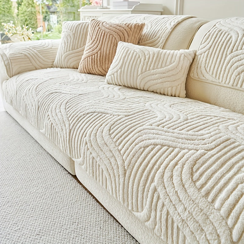 Sofaovertræk i Velour – Skridsikker og Åndbar til Elegant Stue