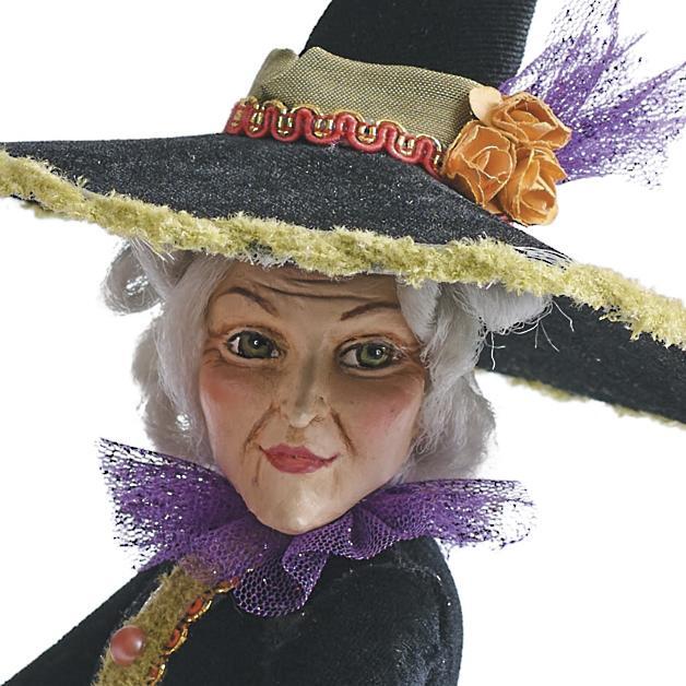 Halloween Figur | Håndlavet Troldmands Dekoration | Harpiks
