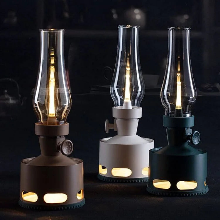Uppladdningsbar Vintage LED-lykta - LumaLantern