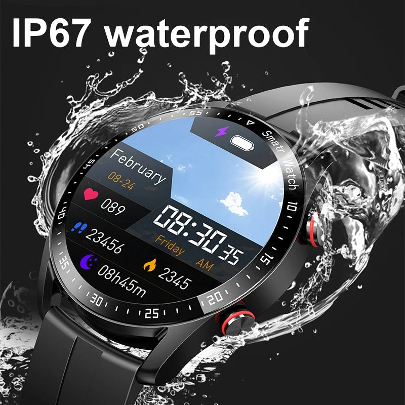 Smartwatch til mænd med sundhedsovervågning og vandtæt design