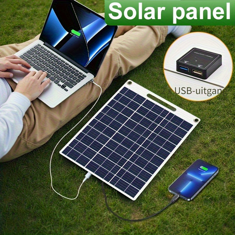 Bærbar Solpanel med USB – Strøm Overalt og Når Som Helst