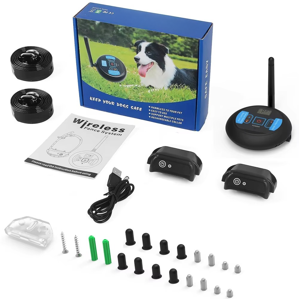 Trådlöst hundstaketsystem 1574,8 fot med laddningsbart, vattentätt halsband