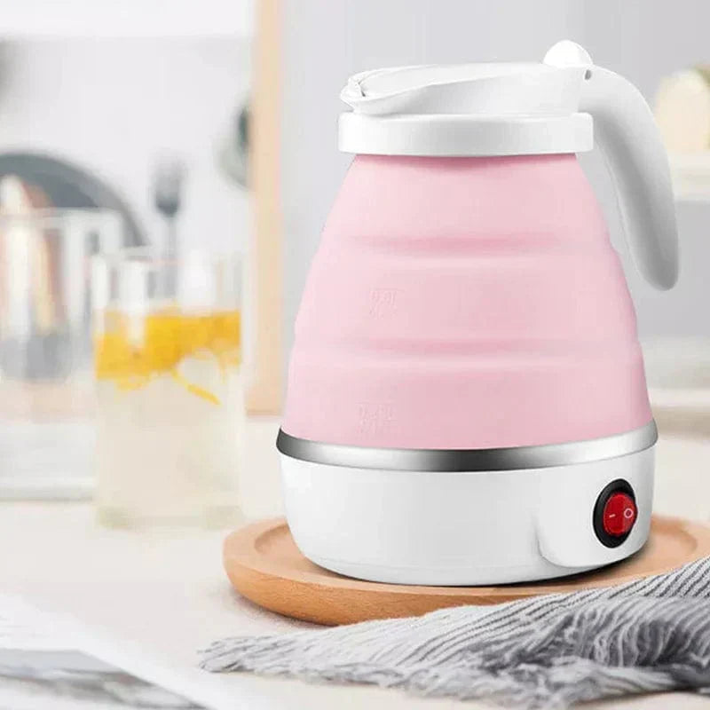 Kompakt 0,6 L sammenfoldelig vandkoger med temperaturkontrol og 850 W