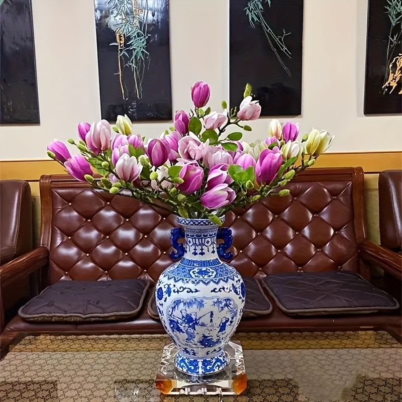Elegant Magnoliablomsterset – Perfekt för Bröllop och Inredning