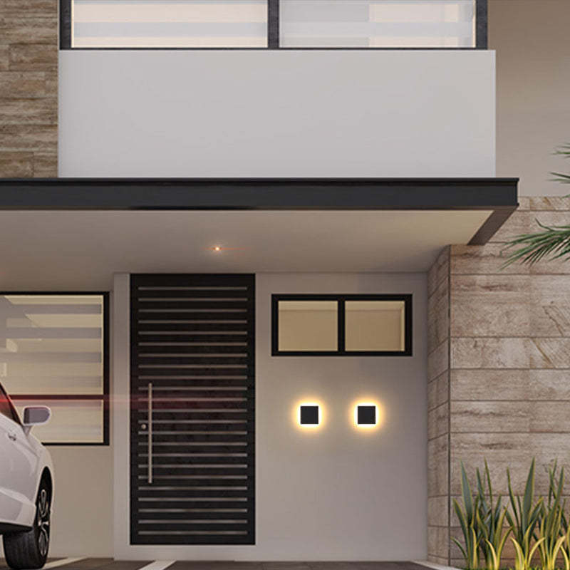 Elegant LED Væglampe | Moderne og Vejrbestandig Udendørsbelysning