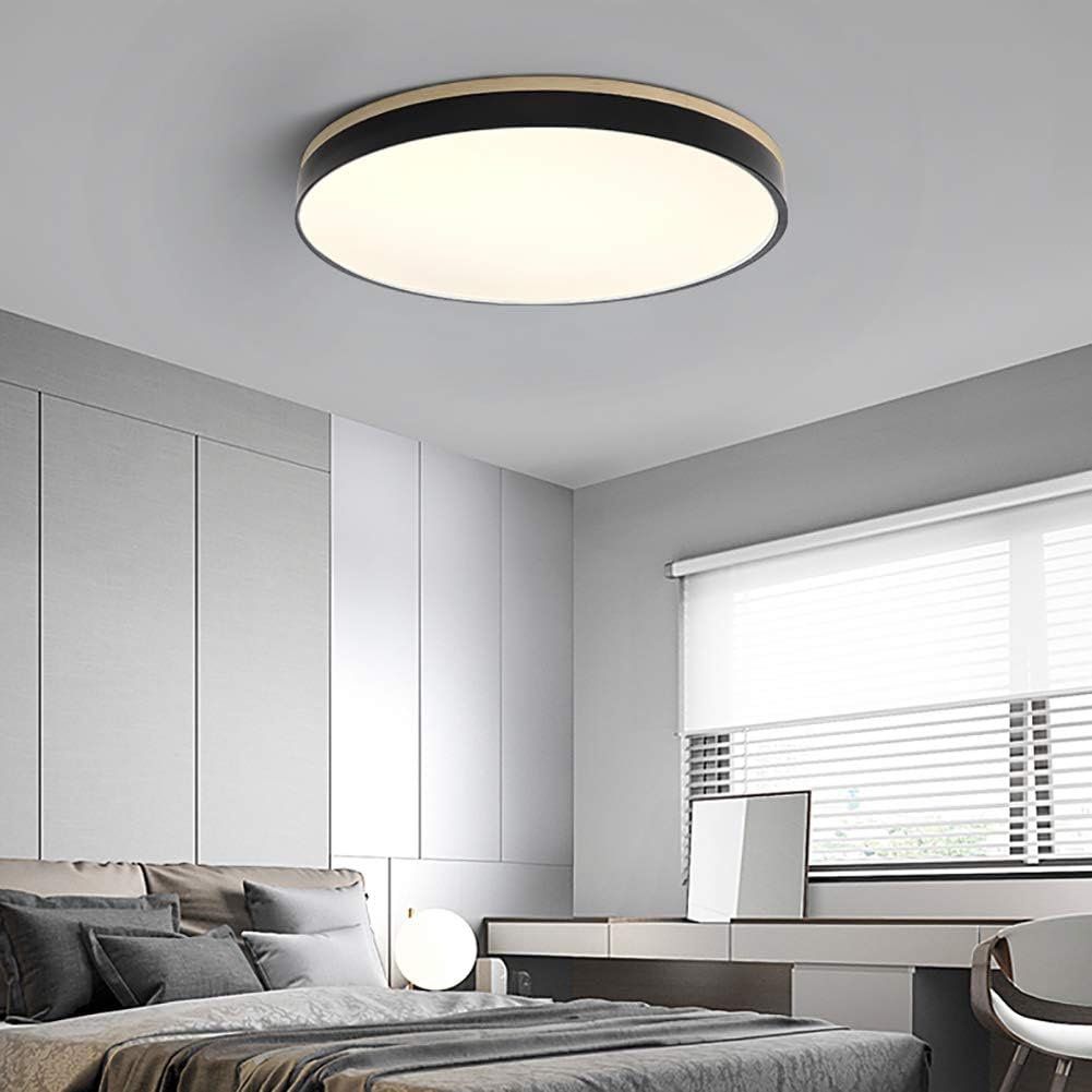 Moderne Loftlampe i Træ med Energibesparende LED