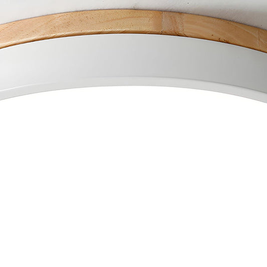 Moderne Loftlampe i Træ med Energibesparende LED