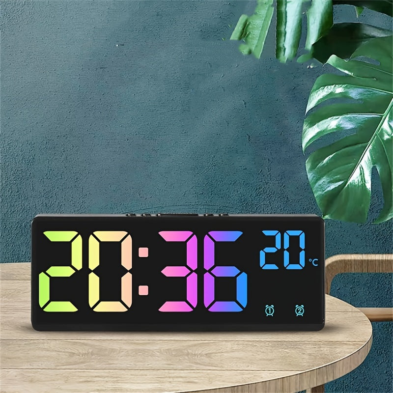 Digital klocka med RGB – Röststyrning, Dubbla larm och Temperaturvisning