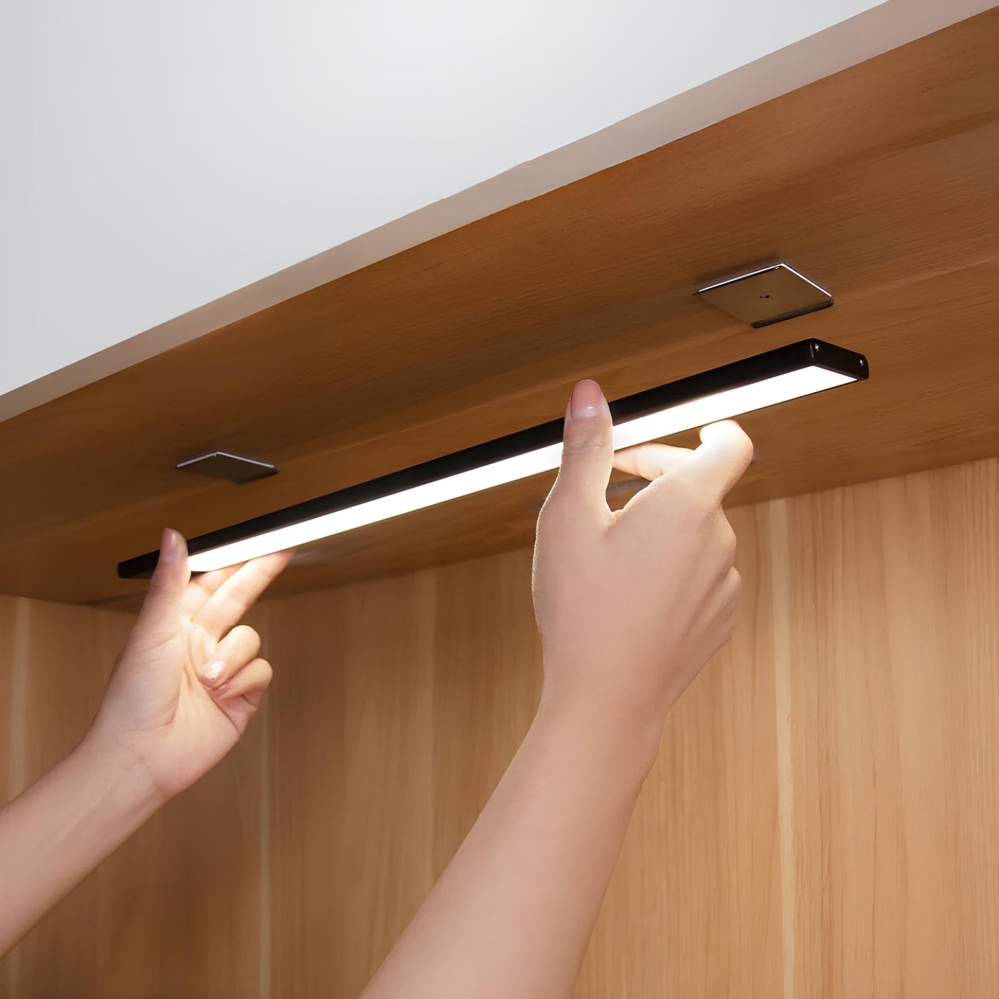 Trådlös LED-skåpbelysning med rörelsesensor – Enkel Installation