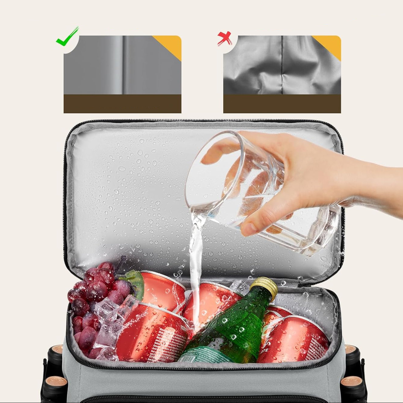 Vandtæt Køletaske Rygsæk – Perfekt til Eventyr og Udflugter