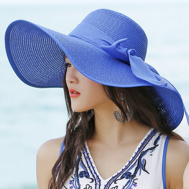 Elegant solhat til kvinder med UV-beskyttelse – SolGlam