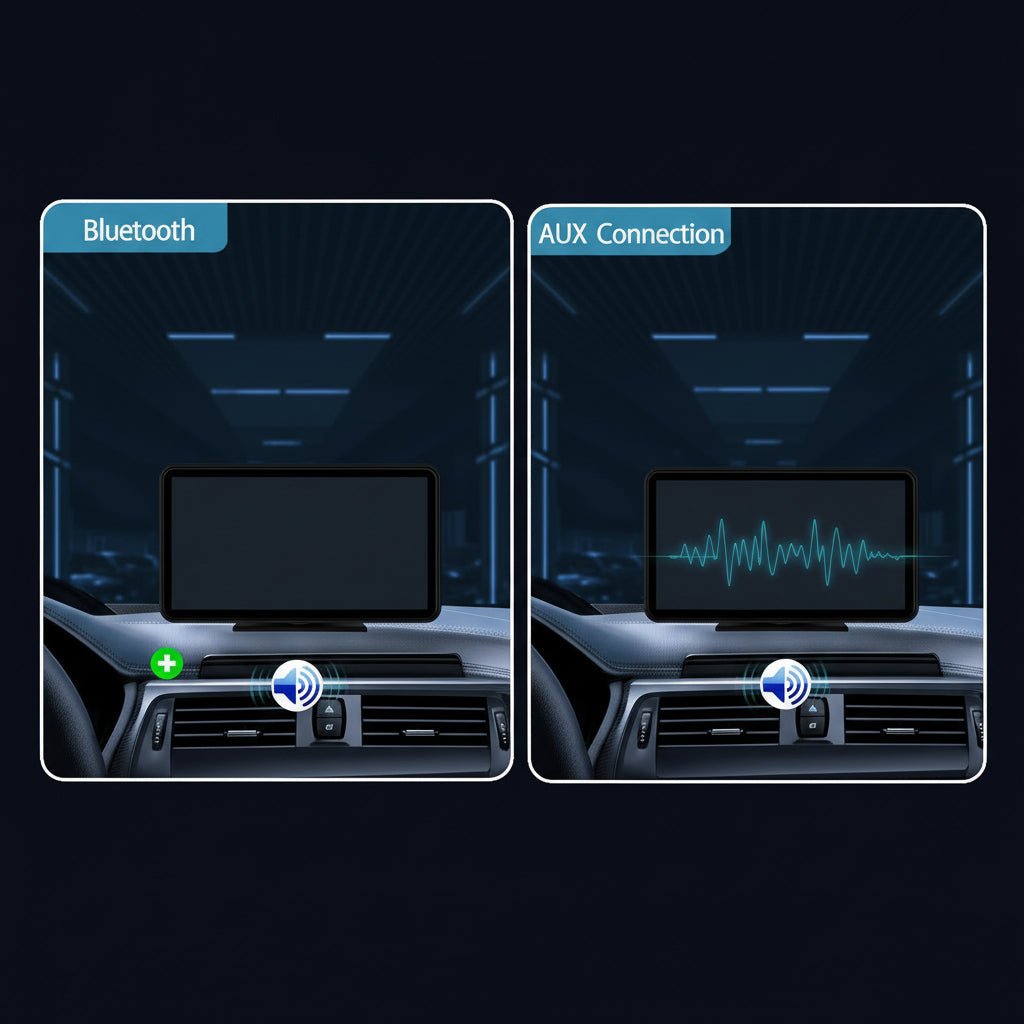 Trådlös 7-tums bildskärm med Bluetooth & GPS