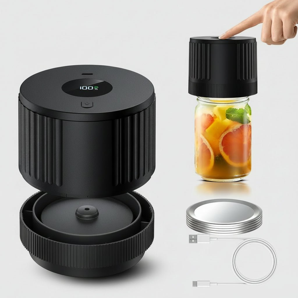 Elektrisk vakuumförslutare för Mason Jars – Fräschhet under längre tid