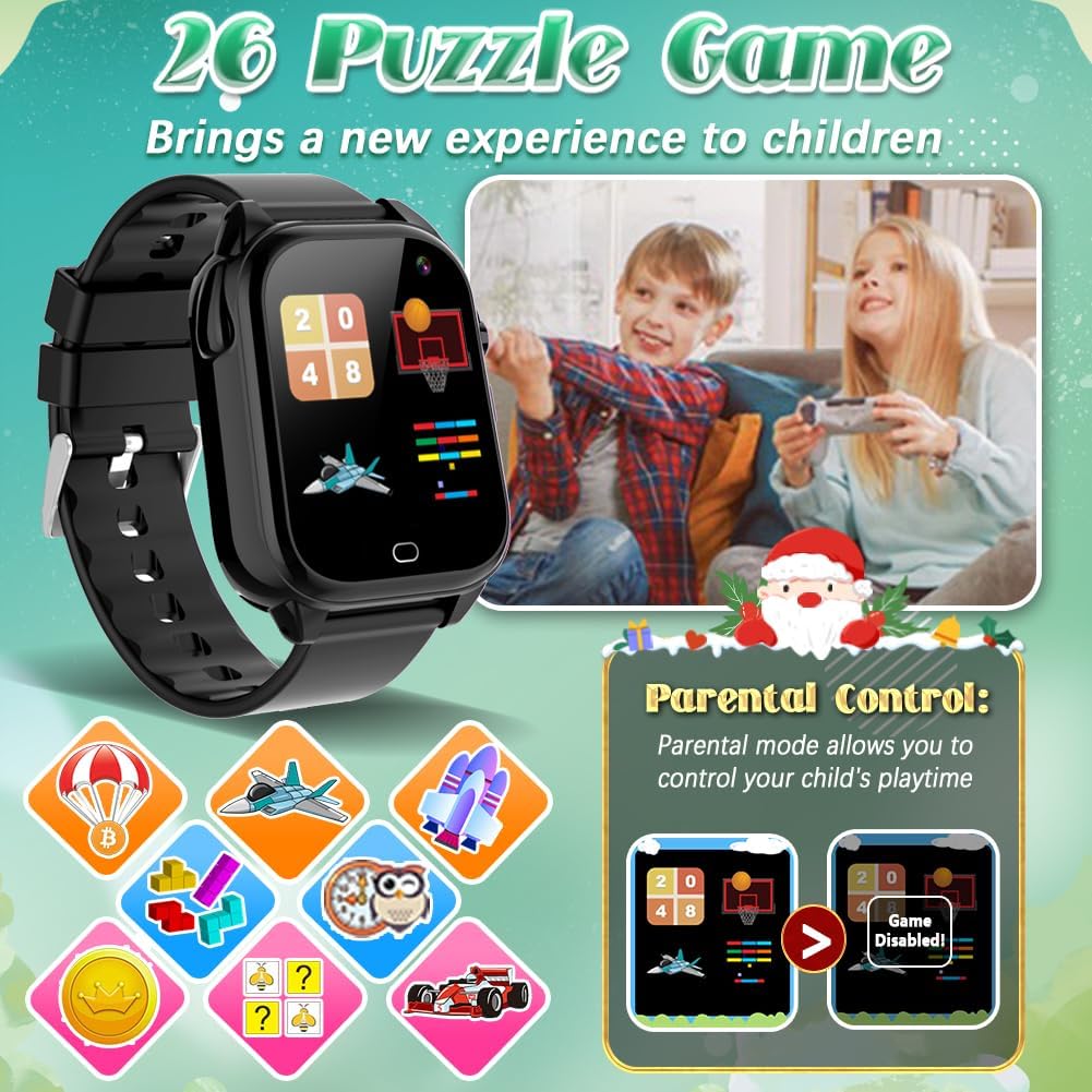 Smartwatch för barn med spel och kamera - Vattentätt och roligt