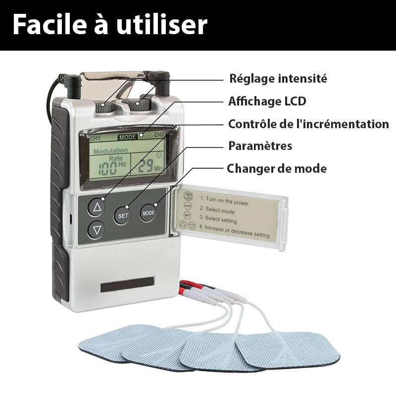 Effektiv Elektrostimulator til Smertelindring og Muskelafslapning