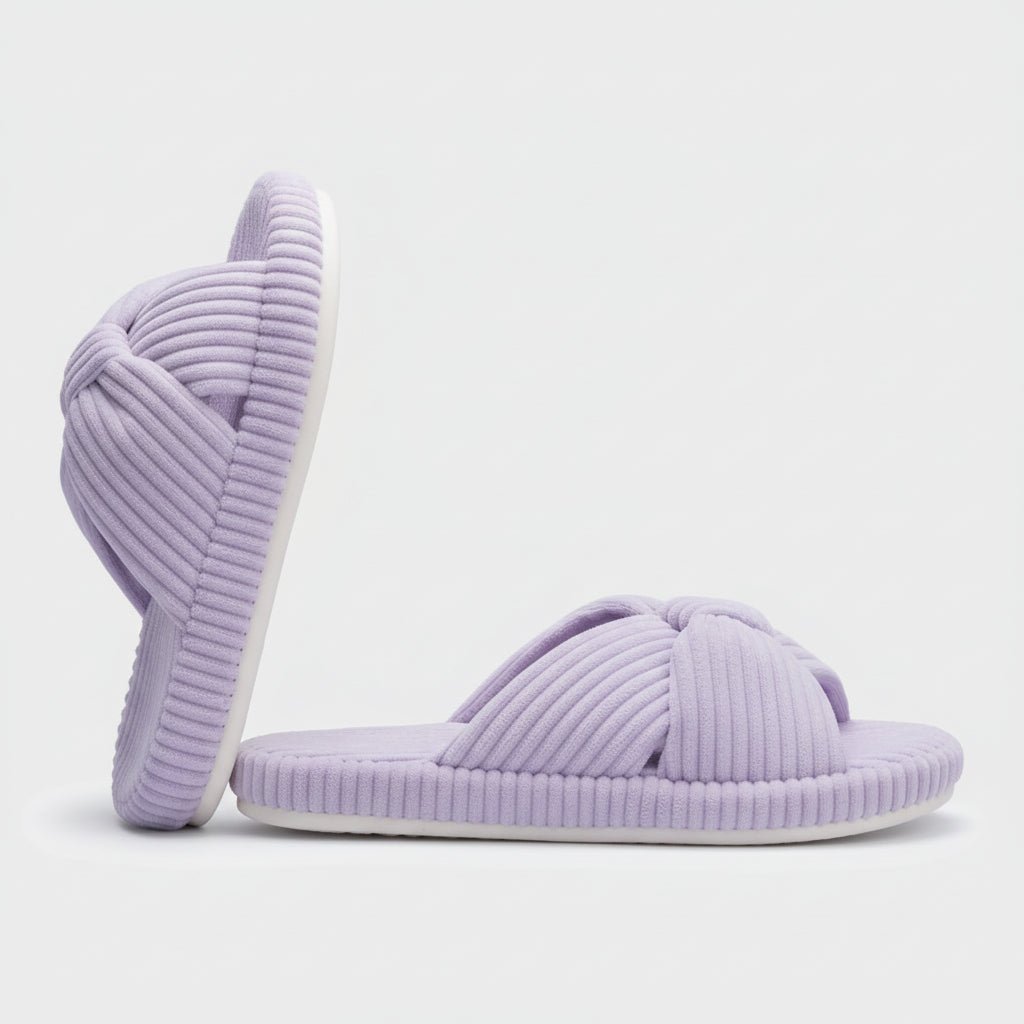 Damesutsko med Memory Foam og Åben Tå - Stilfuld Komfort
