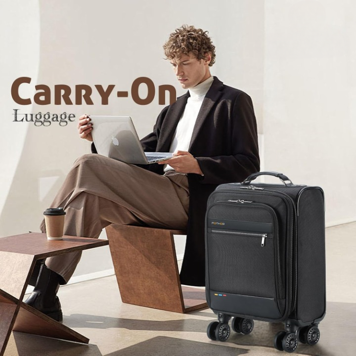 Smart Expandable Kabinekuffert med 360° Hjul og Laptoprum