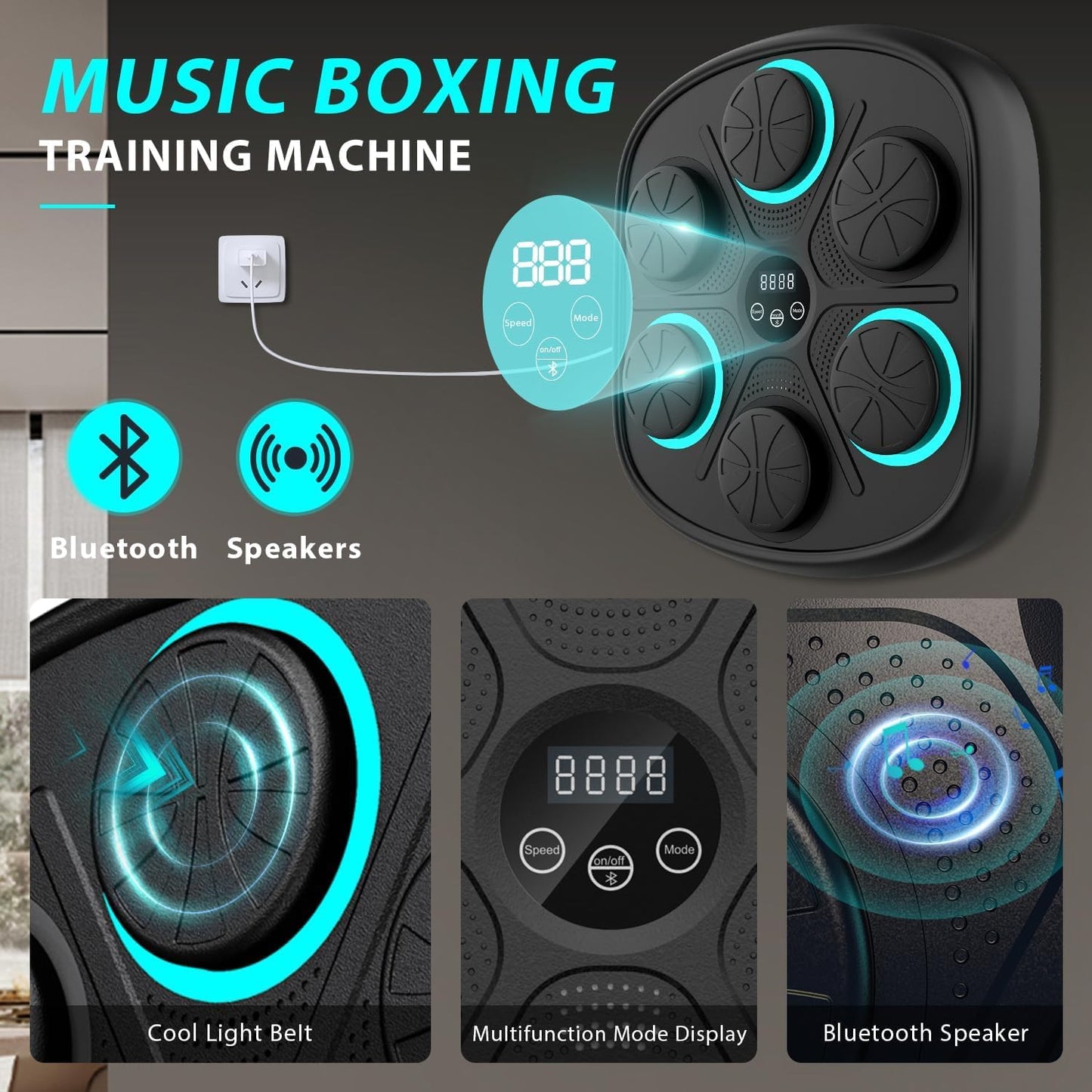 Smart musikboxmaskin för träning - Enkel väggmontering