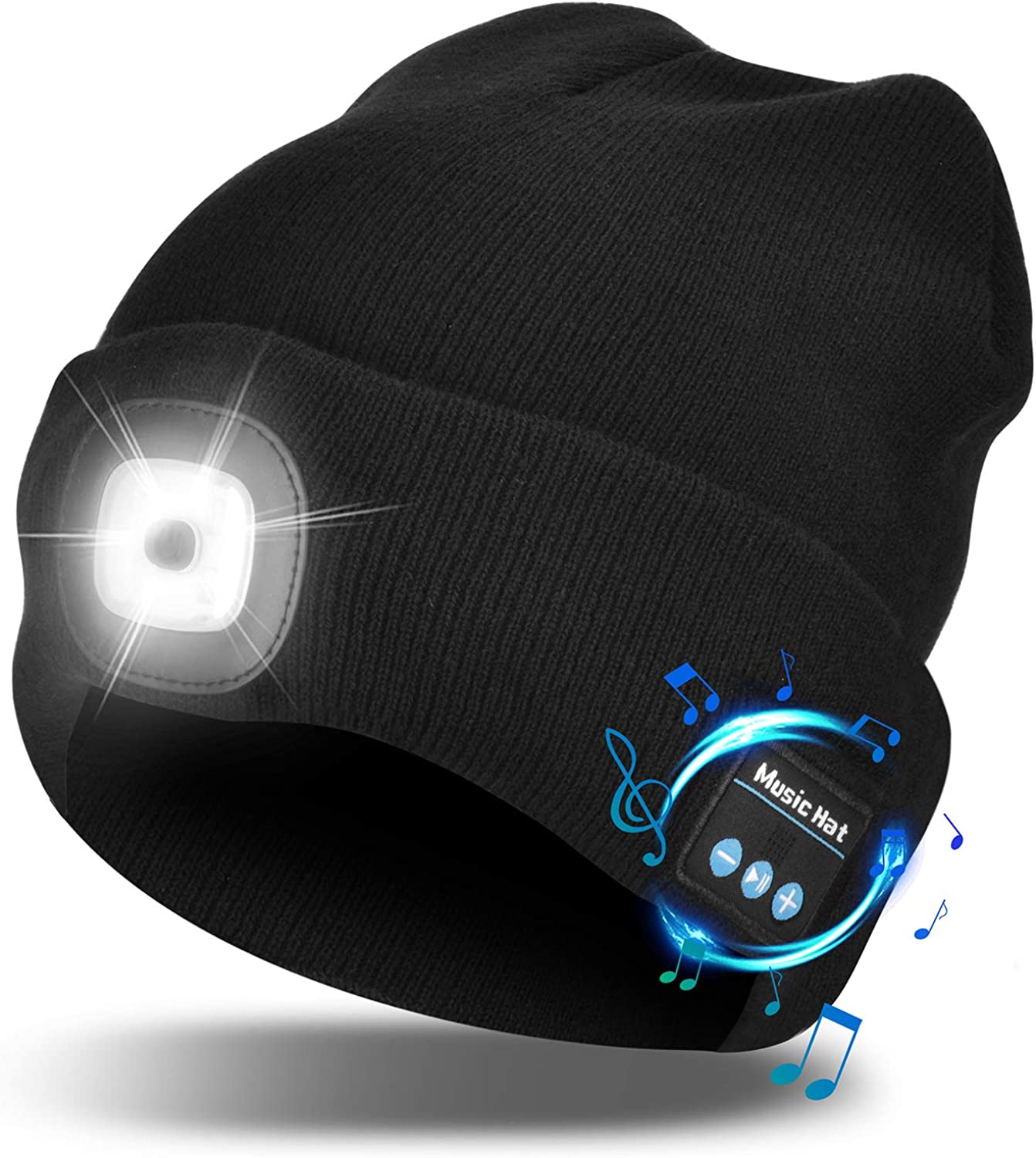 Smart mössa med Bluetooth och LED-ljus