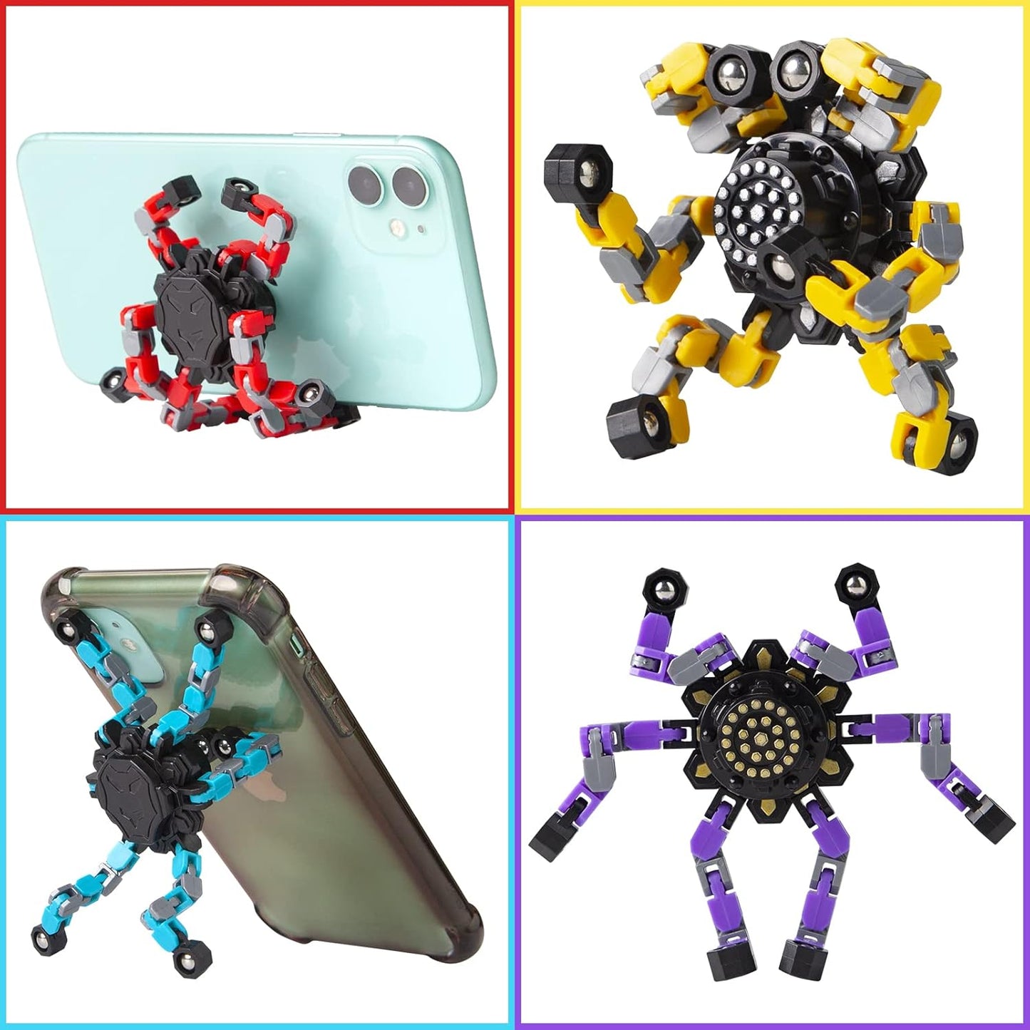 Fidget Toy för Stressavlastning – Set med 4 Delar