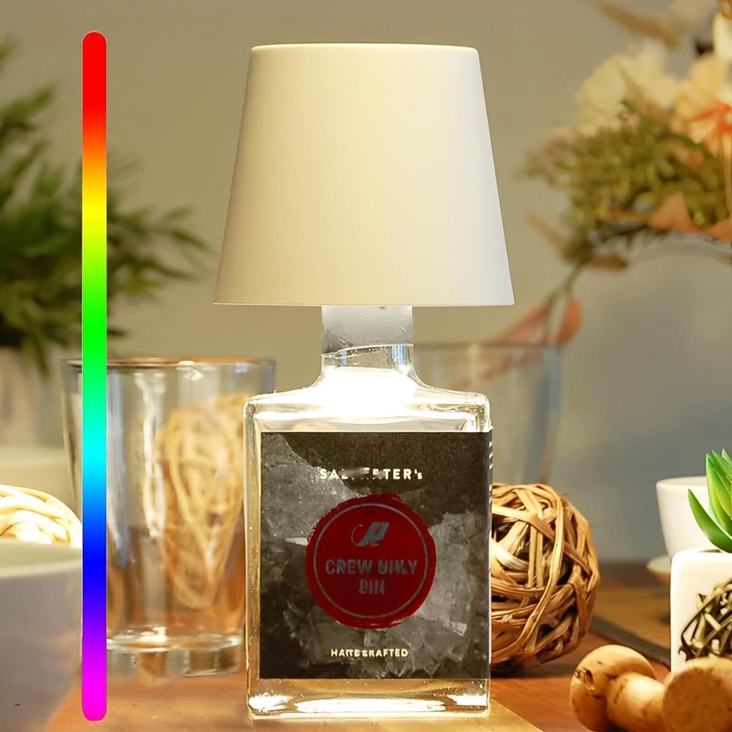 Elegant Genopladelig Bordlampe med Touch & Lang Batteritid