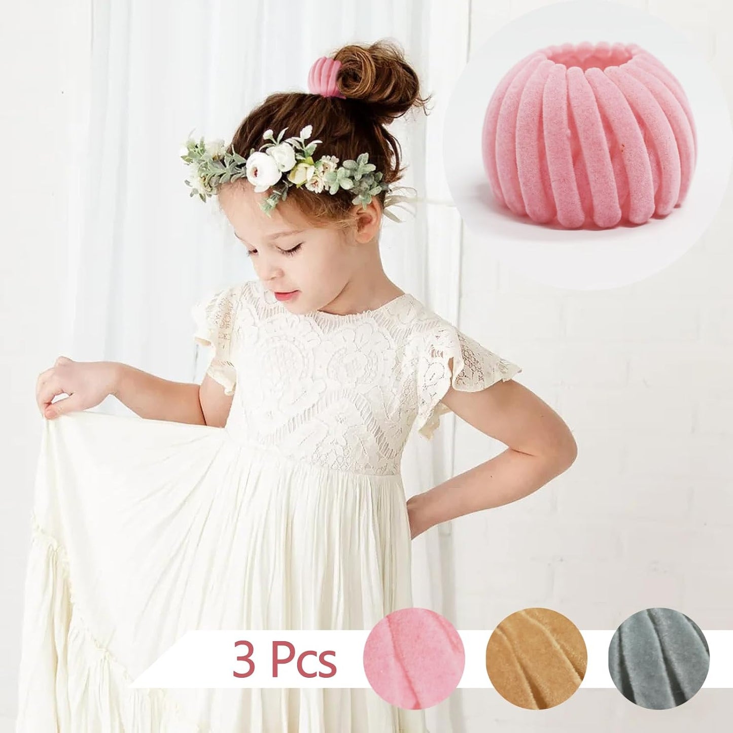 Elegante sæt af 3 hårnåle med fuglerede design