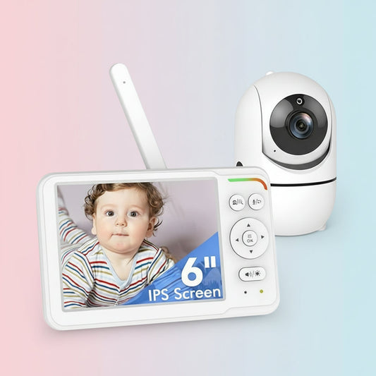Avancerad babyvakt med dubbla kameror och lång batteritid