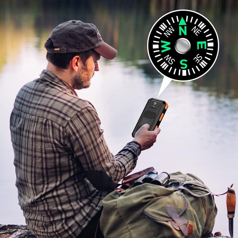 Soldriven Powerbank för Outdooräventyrare