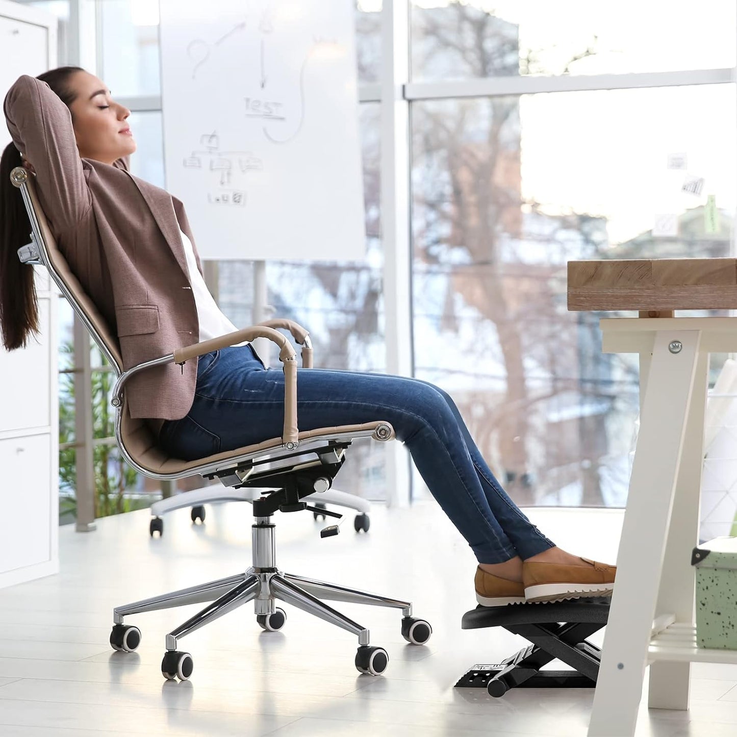 Ergonomisk Fodstøtte med Akupressur for Optimal Komfort