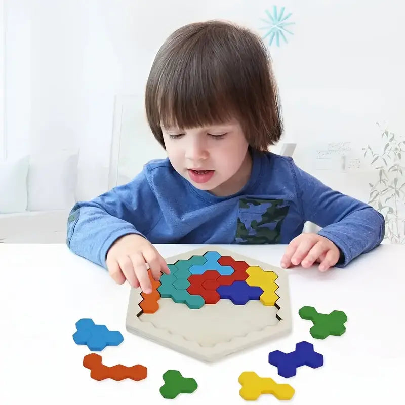 Geometriskt Pussel med Oändliga Mönster