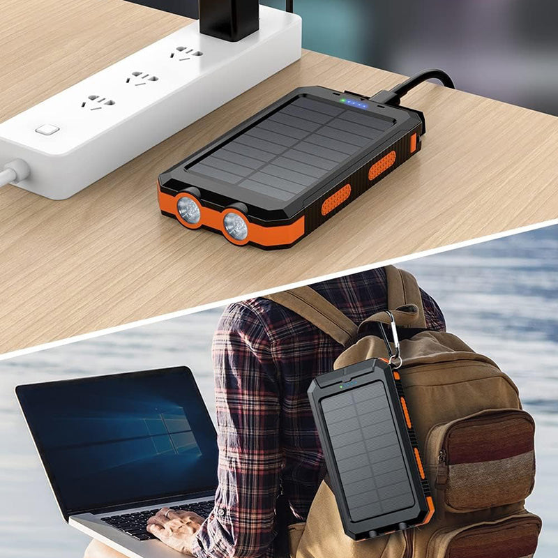 Soldriven Powerbank för Outdooräventyrare
