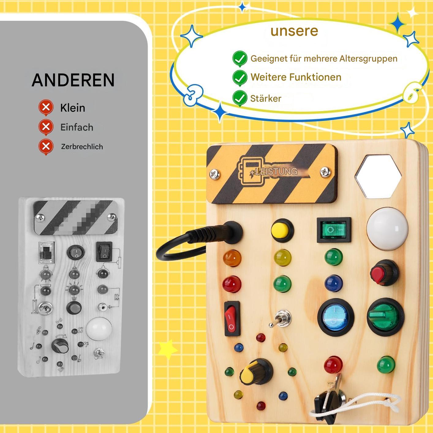 Interaktiv Montessori Lekmöbel för Barn - Inlärningsglädje