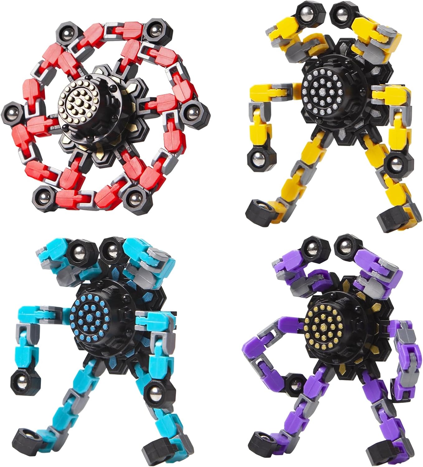 Fidget Toy för Stressavlastning – Set med 4 Delar