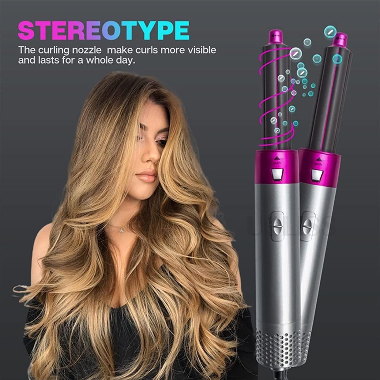 All-in-One Hårtørrer og Styler – GlamorWave