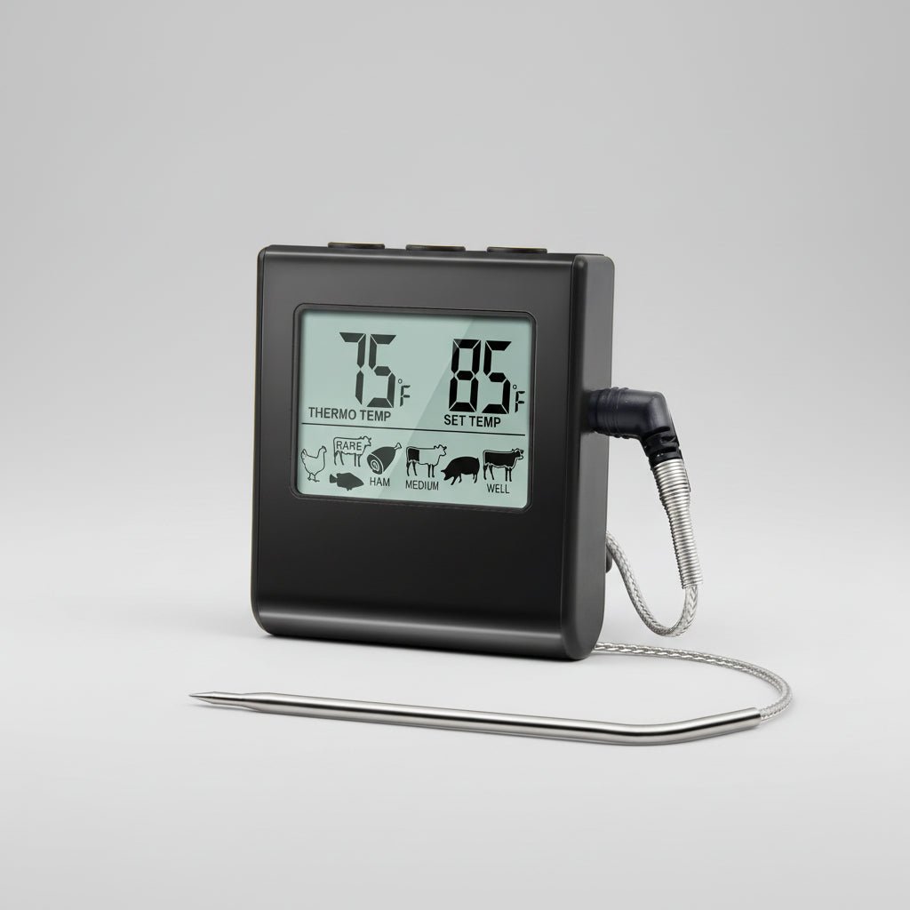 Digital kötttermometer med precisionssond för perfekt matlagning