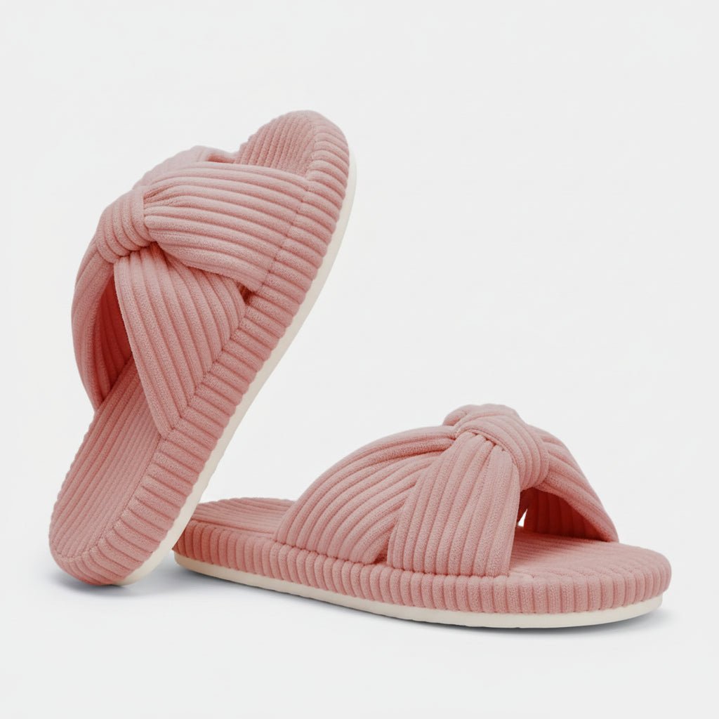 Damesutsko med Memory Foam og Åben Tå - Stilfuld Komfort